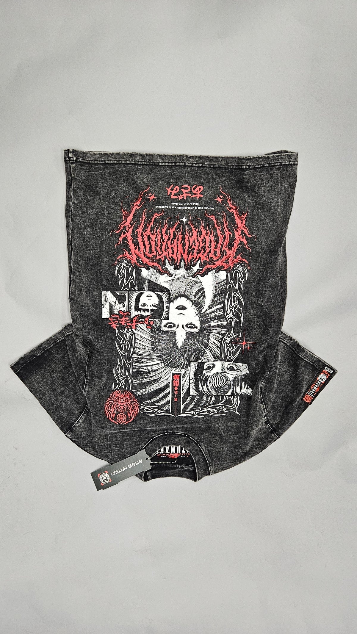 Azami's Curse Acidwash Tee ✦ Warehouse Sale 