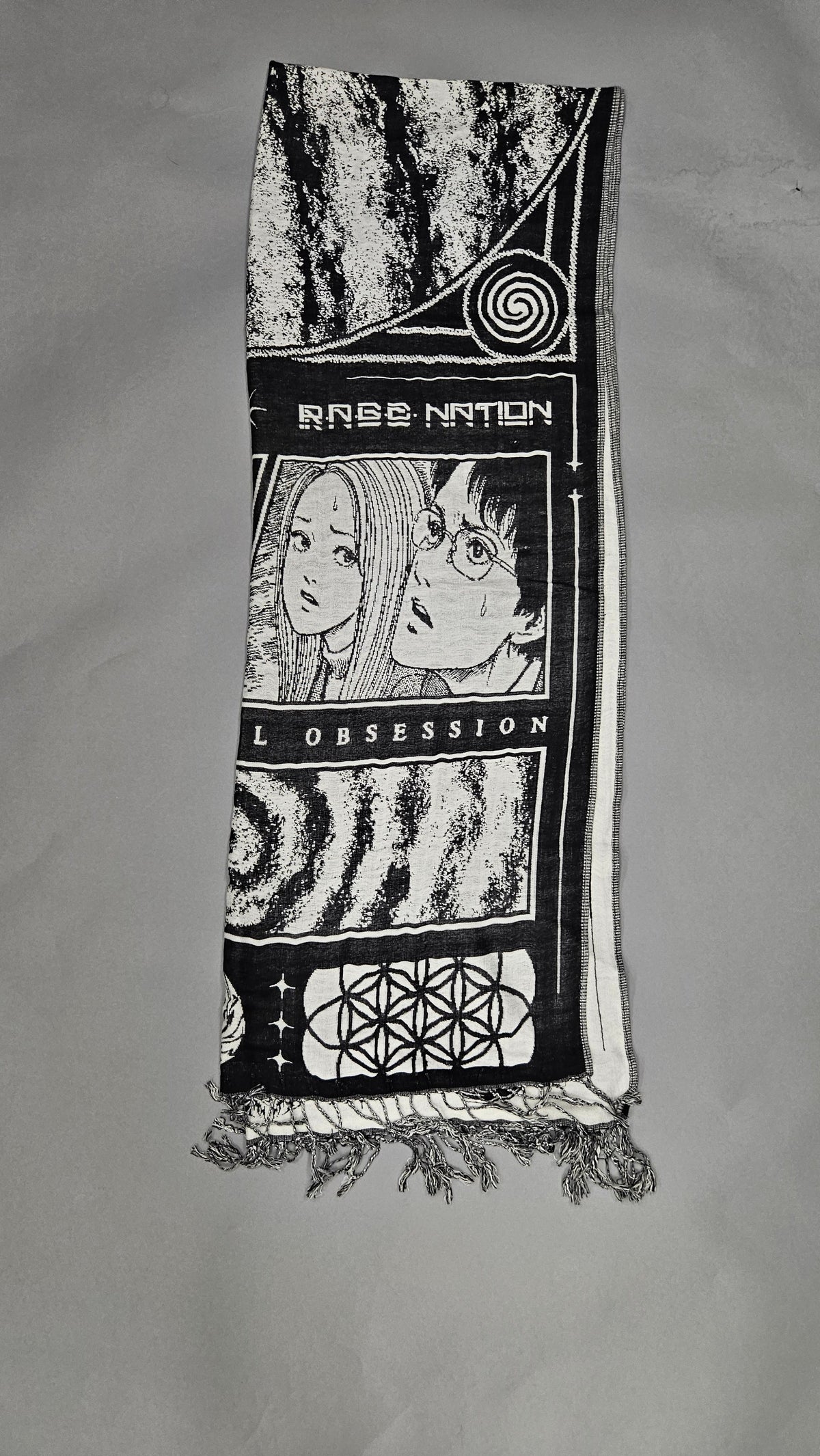 Spiral Obsession White Shawl ✦ Warehouse Sale 