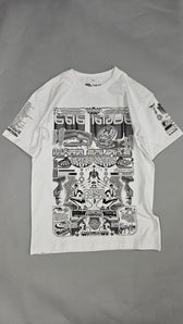 The Rave White Tee ✦ Warehouse Sale 