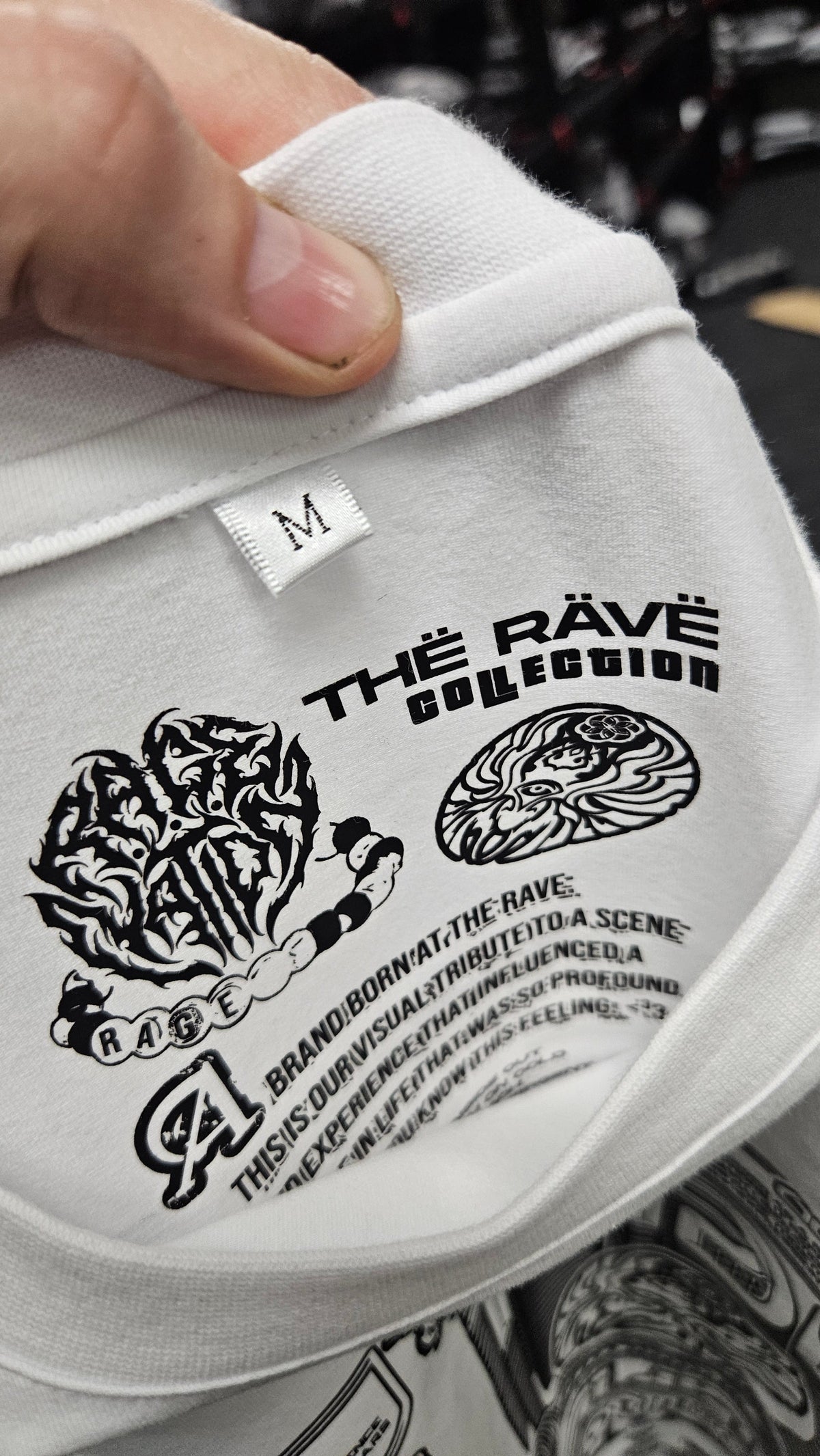 The Rave White Tee ✦ Warehouse Sale 