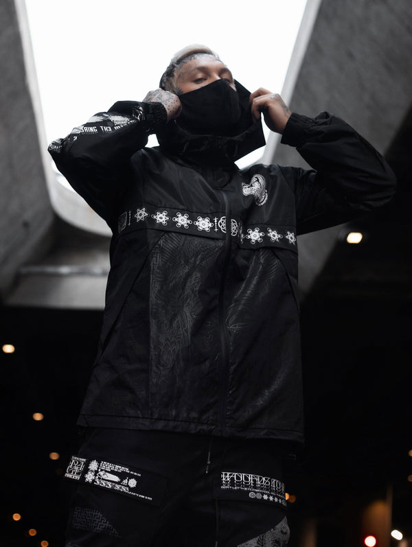 NEW RELEASE ✦ WOUNDS TO WISDOM ✦ Waterproof Zip-up Windbreaker Windbreaker 