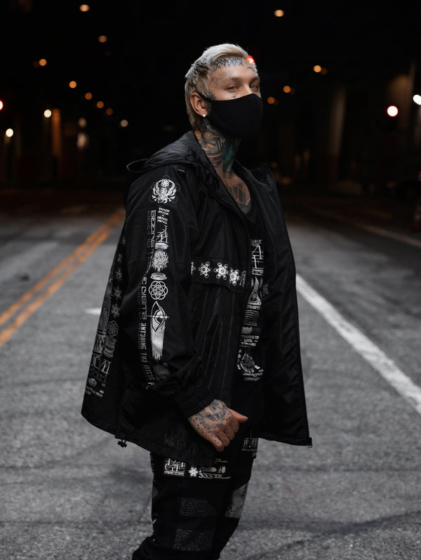 NEW RELEASE ✦ WOUNDS TO WISDOM ✦ Waterproof Zip-up Windbreaker Windbreaker 