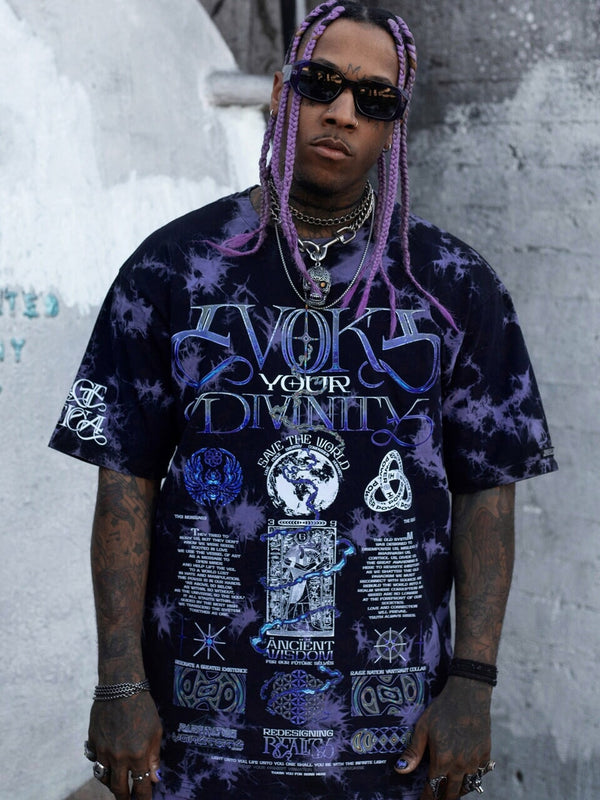 RECONNECT WITH SOURCE ✦ YANTRART x RAGE NATION ✦ Premium T-Shirt T-Shirt 