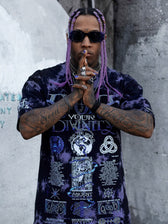RECONNECT WITH SOURCE ✦ YANTRART x RAGE NATION ✦ Premium T-Shirt T-Shirt 