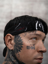 PRE-ORDER ✦ PROTECTED BY INTENT ✦ Crimson Double-sided Bandana Coming Soon 