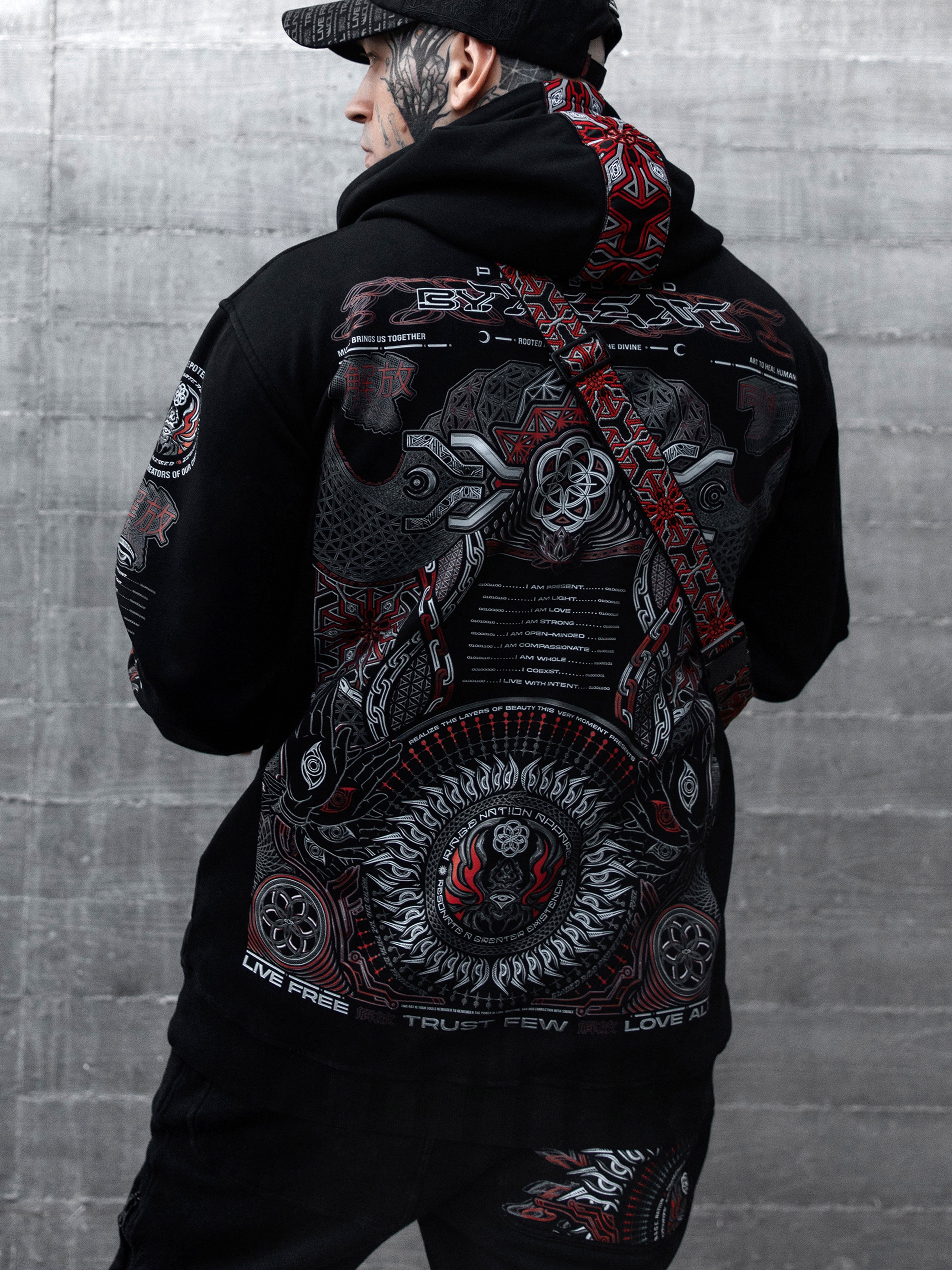 PROTECTED BY INTENT V1 ✦ Luxe Fabric Hoodie Hoodie 