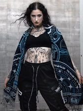THE RAVE ✦ Electric Blue ✦ Double-Layered Shawl Shawls 
