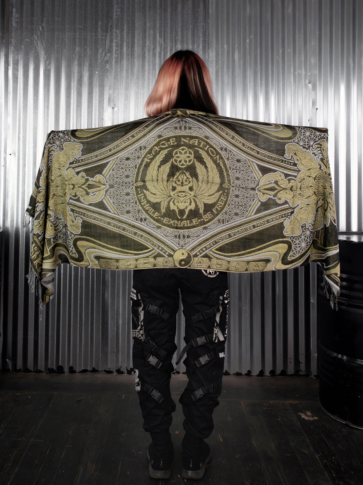 CONVENE WITH THE ELEMENTS ✦ GOLDEN KU$H ✦ Festival Shawl Shawls 