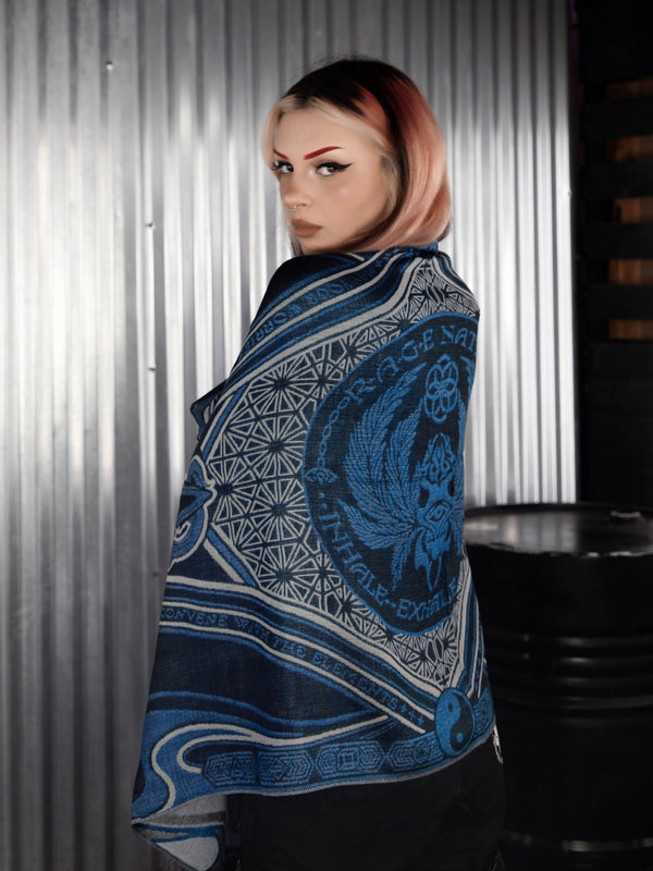 CONVENE WITH THE ELEMENTS ✦ BLUE DREAM ✦ Festival Shawl Shawls 