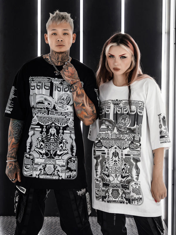 THE RAVE V1 ✦ Sun's Up Variant ✦ Premium T-Shirt T-Shirt 