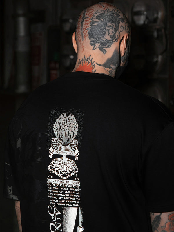 ANCIENT FUTURE V1 ✦ Reflective/Holographic Foil ✦ Premium T-Shirt T-Shirt 