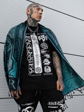 REMOVER OF OBSTACLES ✦ CYAN ✦ Festival Shawl Shawls 