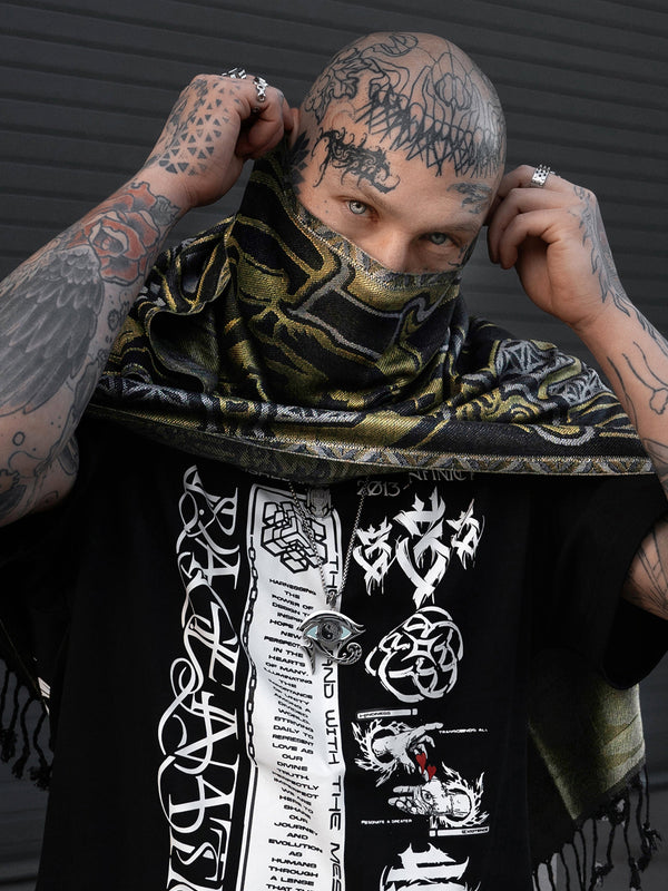 REMOVER OF OBSTACLES ✦ GUILDED GOLD ✦ Festival Shawl Shawls 