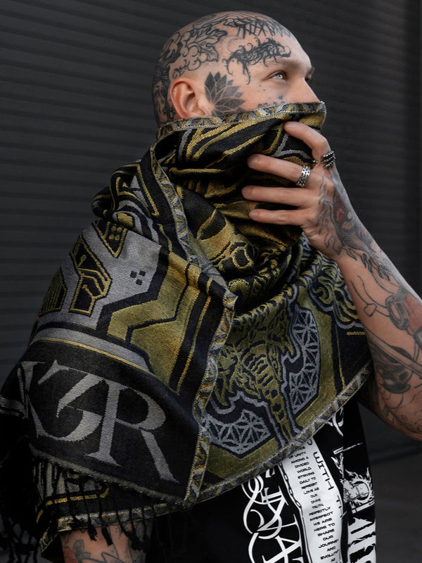 REMOVER OF OBSTACLES ✦ GUILDED GOLD ✦ Festival Shawl Shawls 