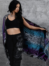RESTOCKED ✦ CONVENE WITH THE ELEMENTS ✦ Amethyst Gradient ✦ Festival Shawl Shawls 