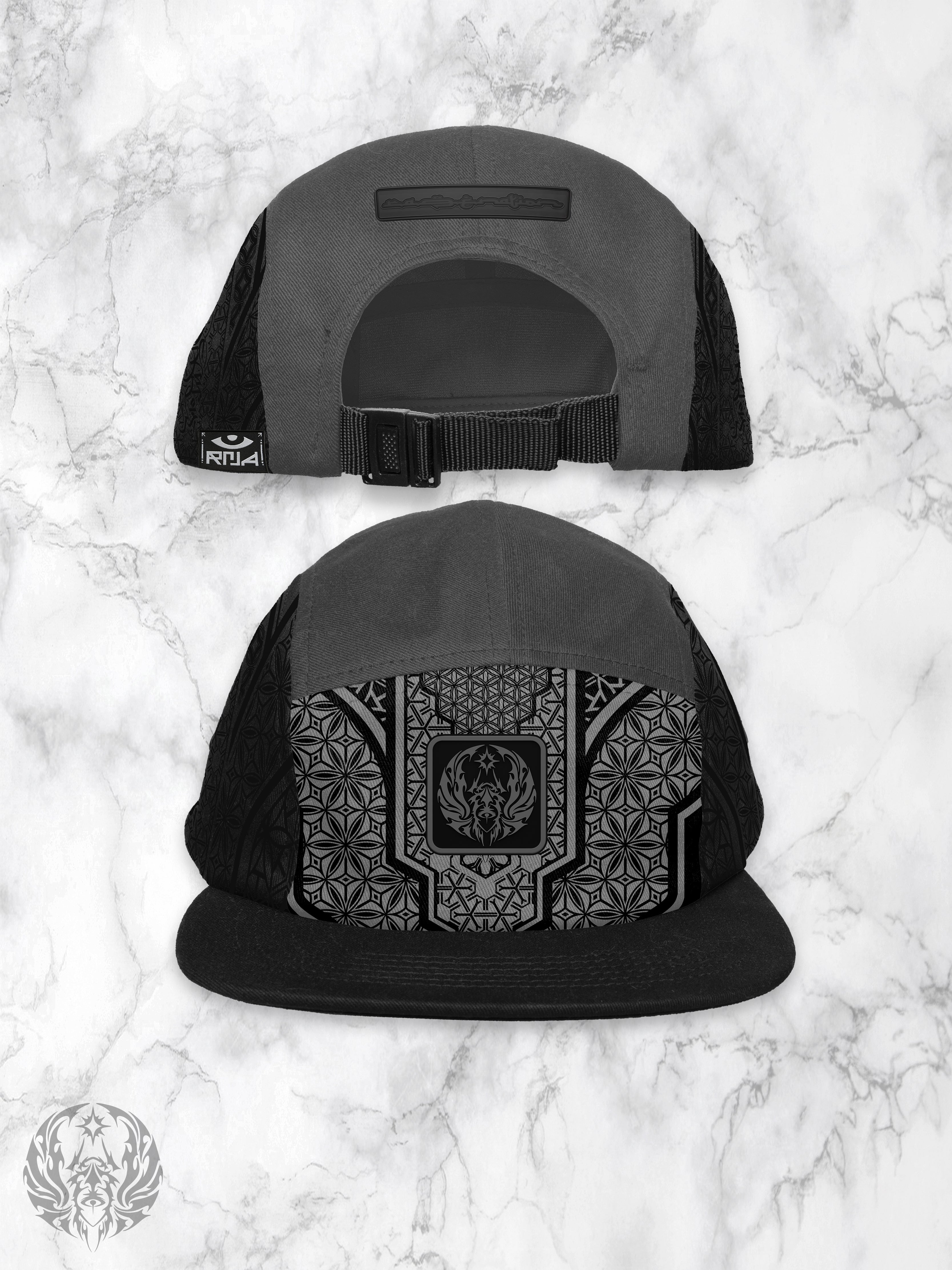 GEOMETRY OF BEING V1 ✦ 5 Panel Hat Hat 