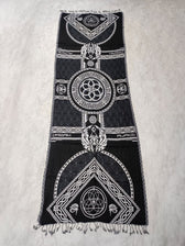 DREAM AWAKE V2 • BLACK/WHITE • Anniversary Reversible Festival Shaw Shawls 