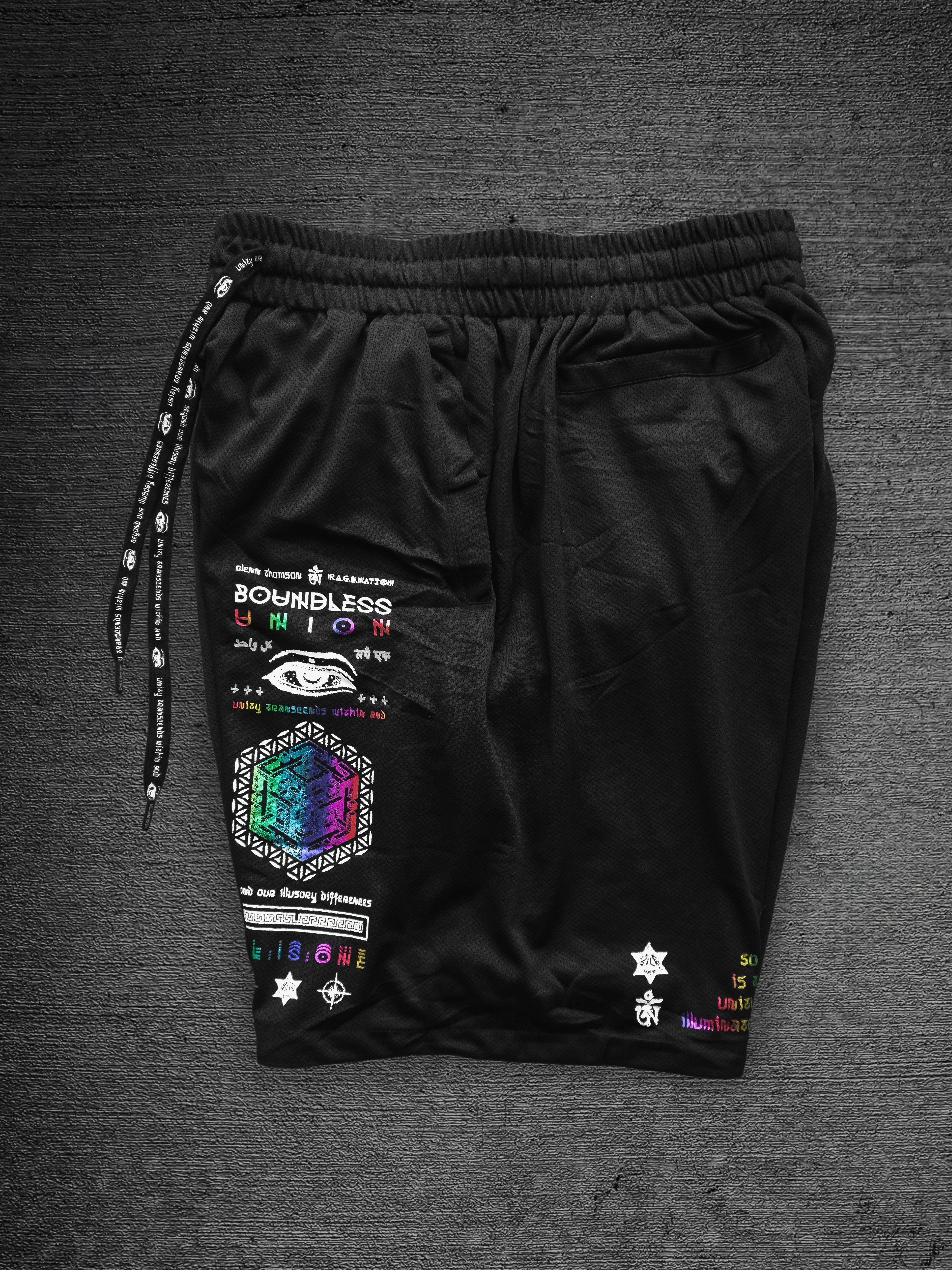 BOUNDLESS UNION V2 ✦ SPECTRUM INK ✦ Activewear Shorts Shorts 