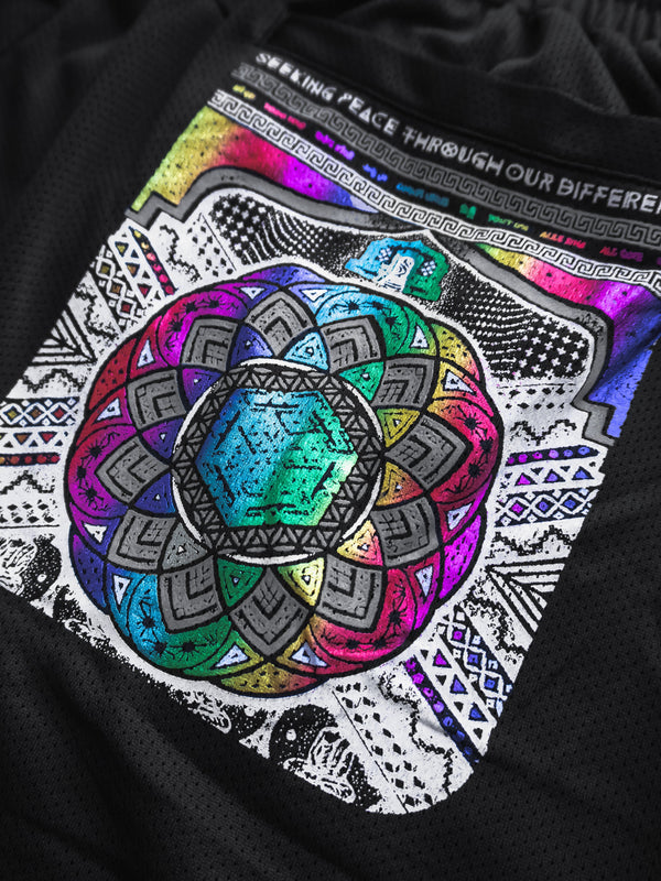 BOUNDLESS UNION V2 ✦ SPECTRUM INK ✦ Activewear Shorts Shorts 
