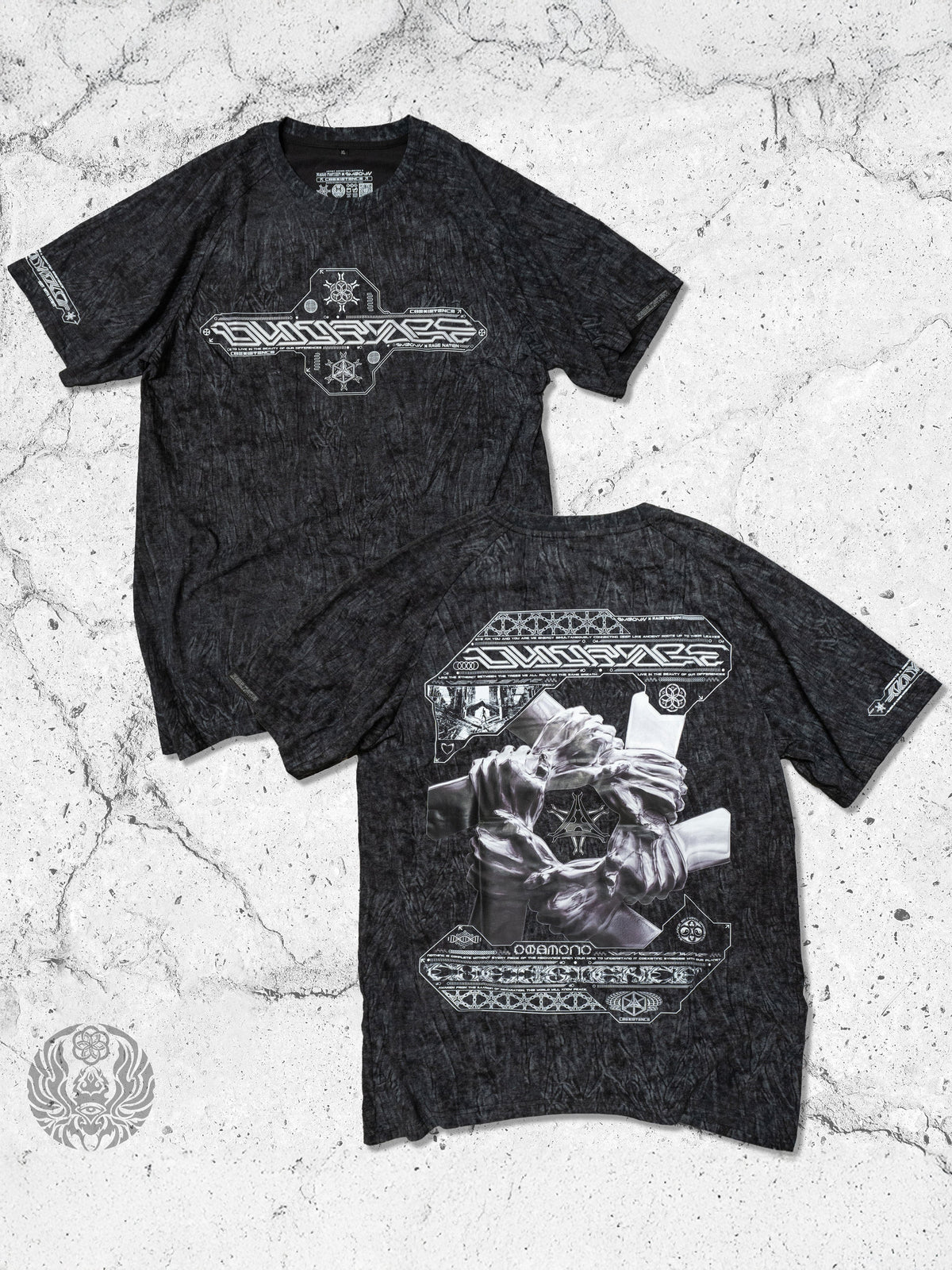 COEXIST V2 • STRIPED [ACID] WASH • SVBDVN x RNA • Premium T-Shirt T-Shirt 