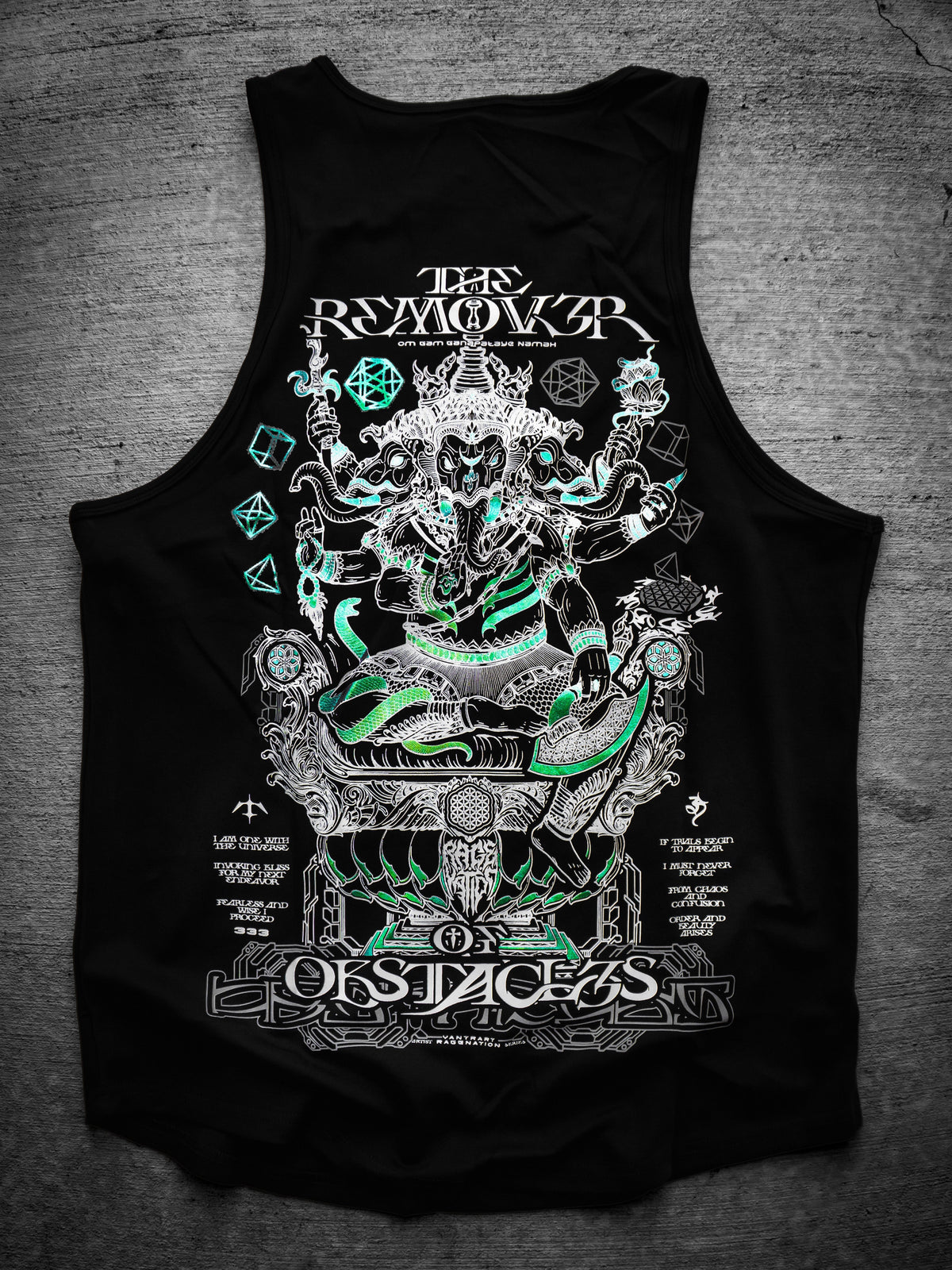 REMOVER OF OBSTACLES ✦ 3-TONE IRIDESCENT FOIL ✦ Premium Tank Top Tank Top 