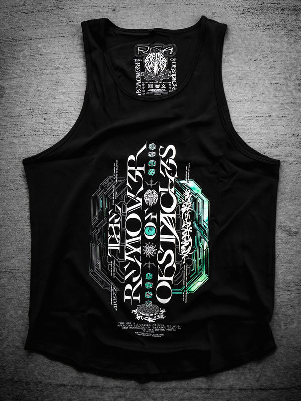 REMOVER OF OBSTACLES ✦ 3-TONE IRIDESCENT FOIL ✦ Premium Tank Top Tank Top 