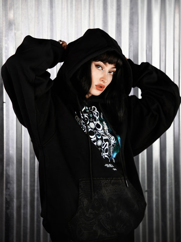 REMOVER OF OBSTACLES ✦ 3-TONE IRIDESCENT FOIL ✦ Premium Hoodie Hoodie 