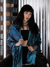 REMOVER OF OBSTACLES ✦ AZURE ✦ Festival Shawl Shawls 