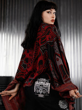 REMOVER OF OBSTACLES ✦ TEMPLE RED ✦ Festival Shawl Shawls 