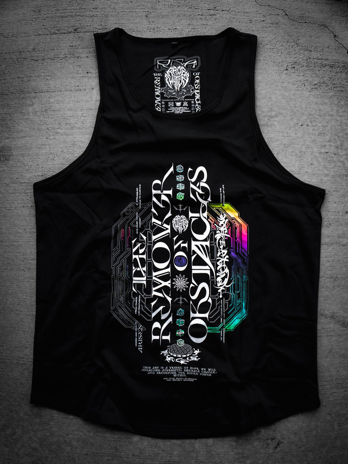 REMOVER OF OBSTACLES ✦ SPECTRUM FOIL ✦ Premium Tank Top Tank Top 