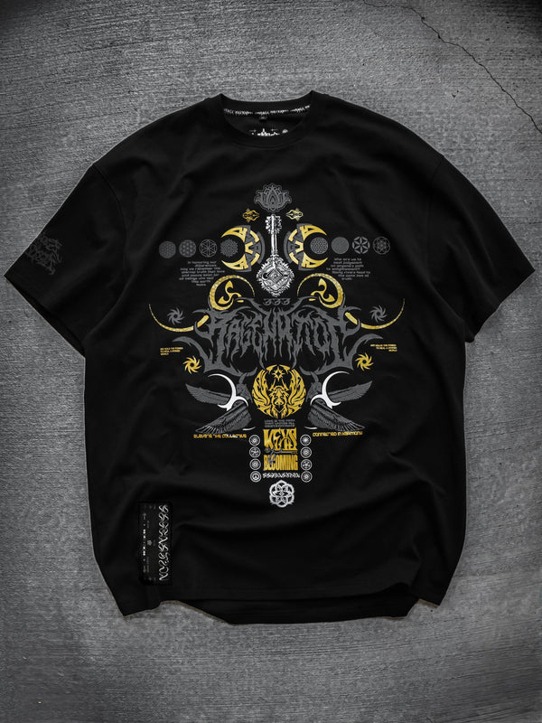 COMING SOON ✦ KEYS TO BECOMING ✦ GOLD FOIL ✦ Oversized Premium T-shirt T-Shirt 