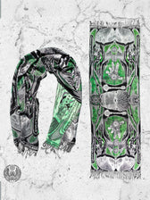 RESTOCKED ✦ GOLDEN TEACHERS V1 • UV GREEN • Festival Shawl/Scarf Shawl 