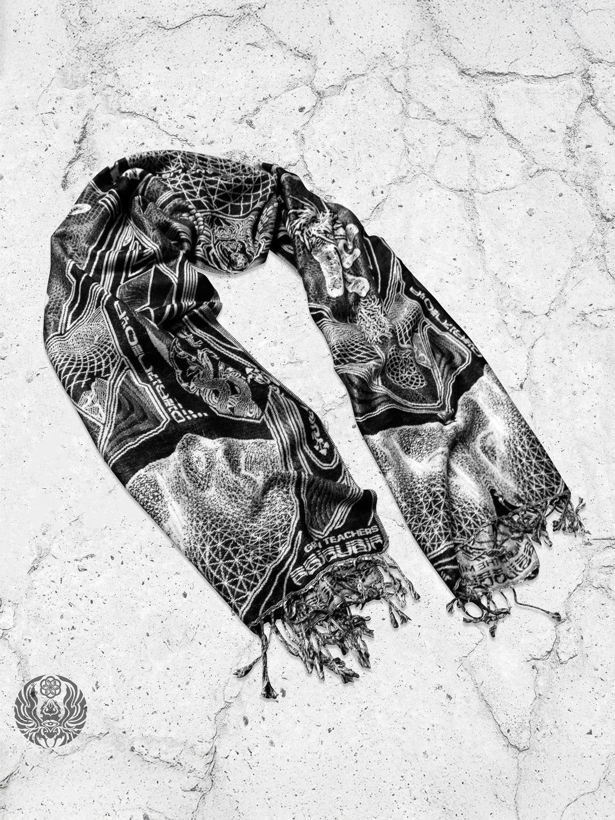 RESTOCKED ✦ GOLDEN TEACHERS V1 • GREY • Festival Shawl/Scarf Shawl 