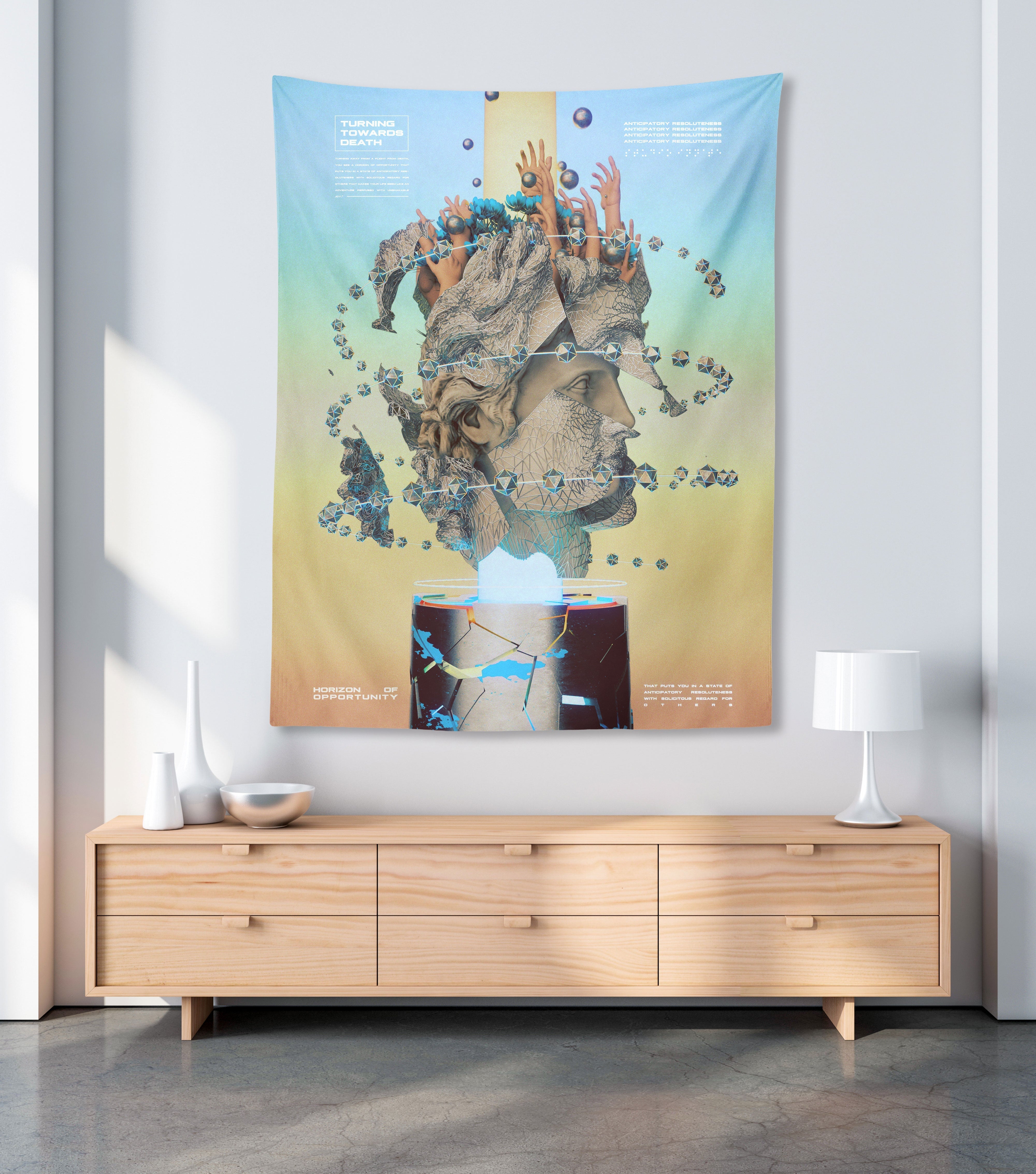 HORIZON OF OPPORTUNITY ✦ STOIC DIGITAL ✦ 111 Limited Edition Tapestry Tapestry 