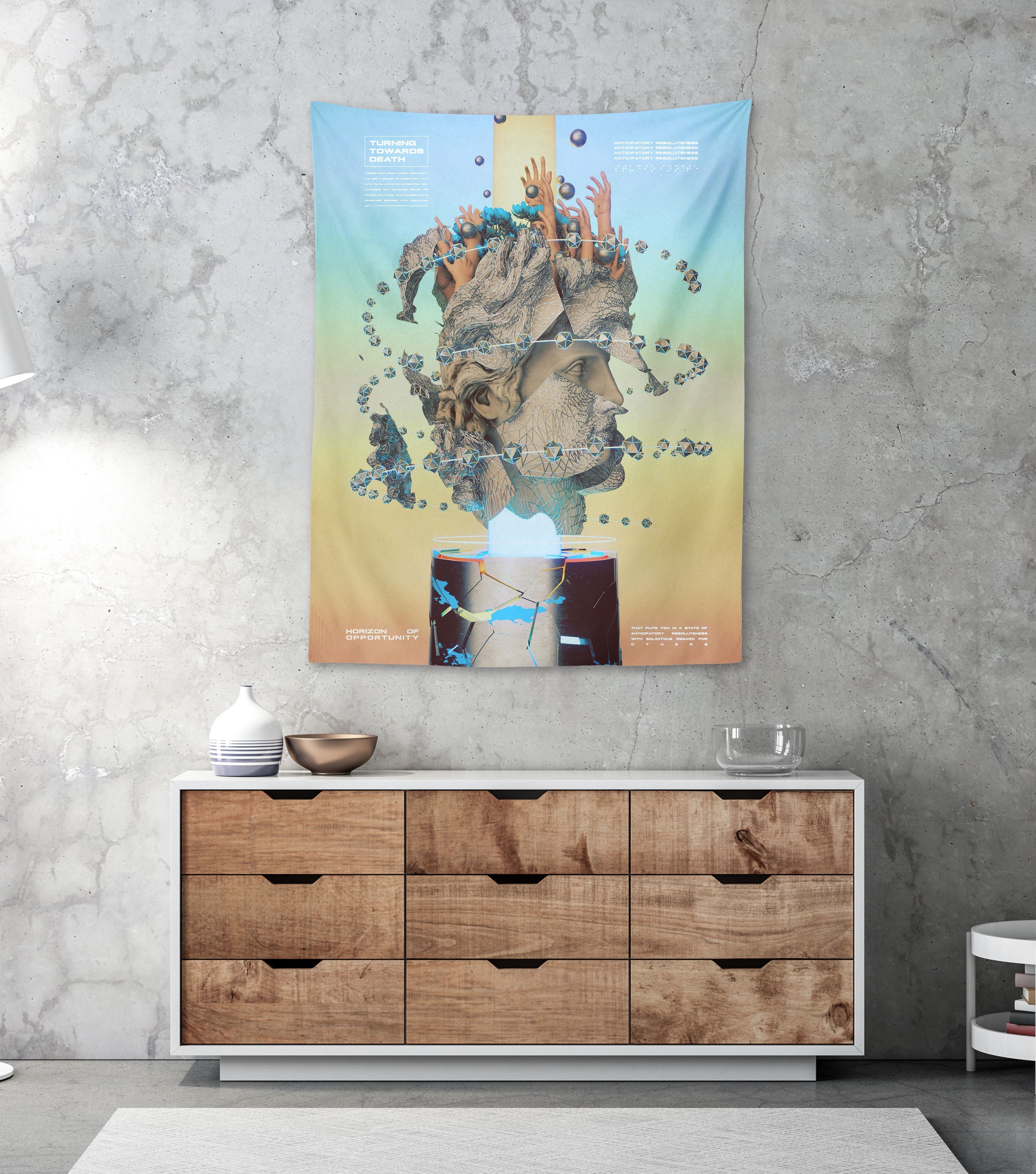 HORIZON OF OPPORTUNITY ✦ STOIC DIGITAL ✦ 111 Limited Edition Tapestry Tapestry 