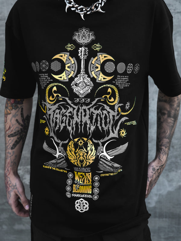 KEYS TO BECOMING ✦ Gold Foil + Reflective Ink ✦ Premium T-shirt T-Shirt 