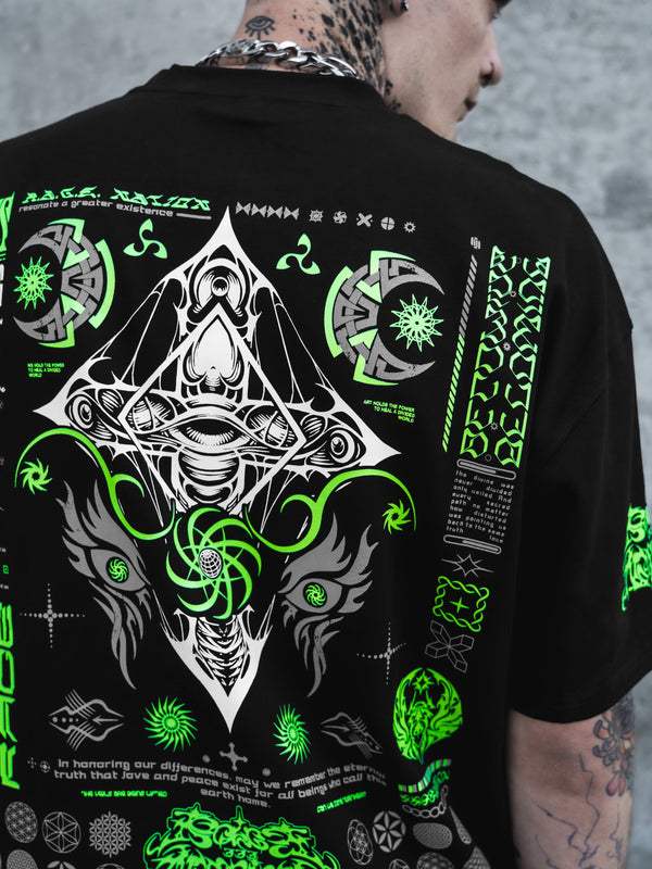 KEYS TO BECOMING ✦ Glow + Reflective Ink ✦ Premium T-shirt T-Shirt 