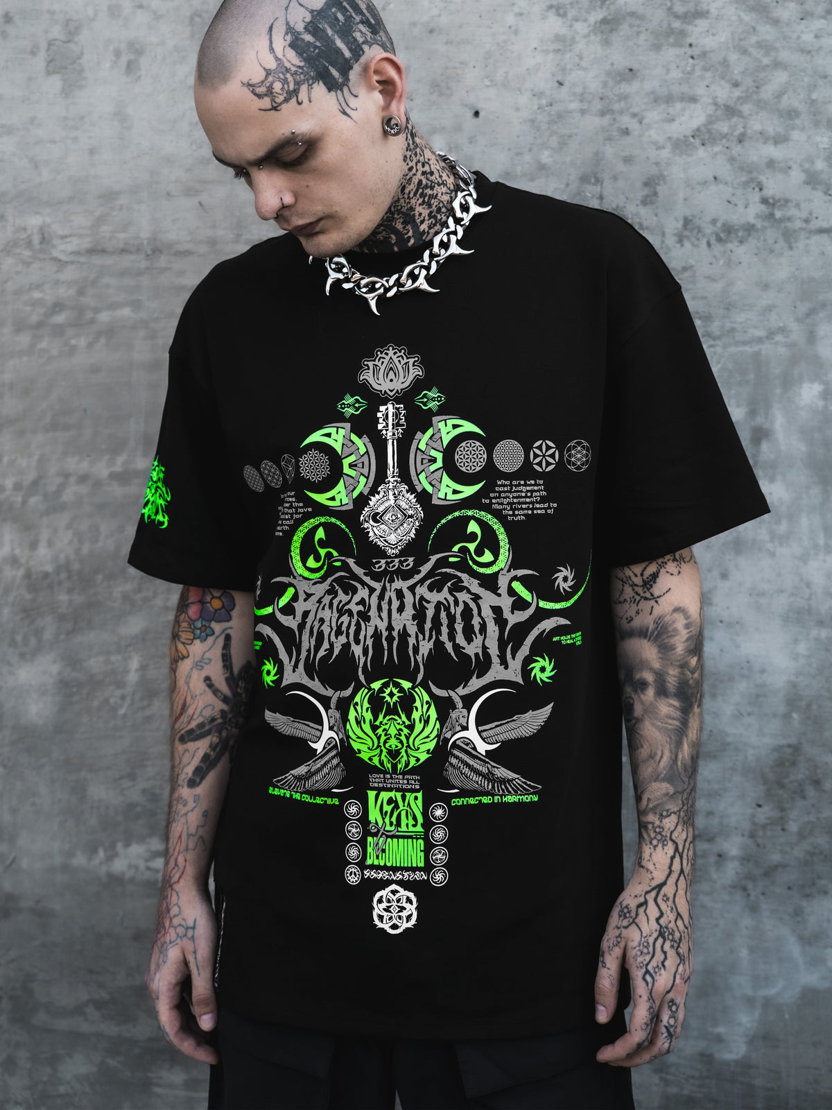 KEYS TO BECOMING ✦ Glow + Reflective Ink ✦ Premium T-shirt T-Shirt 