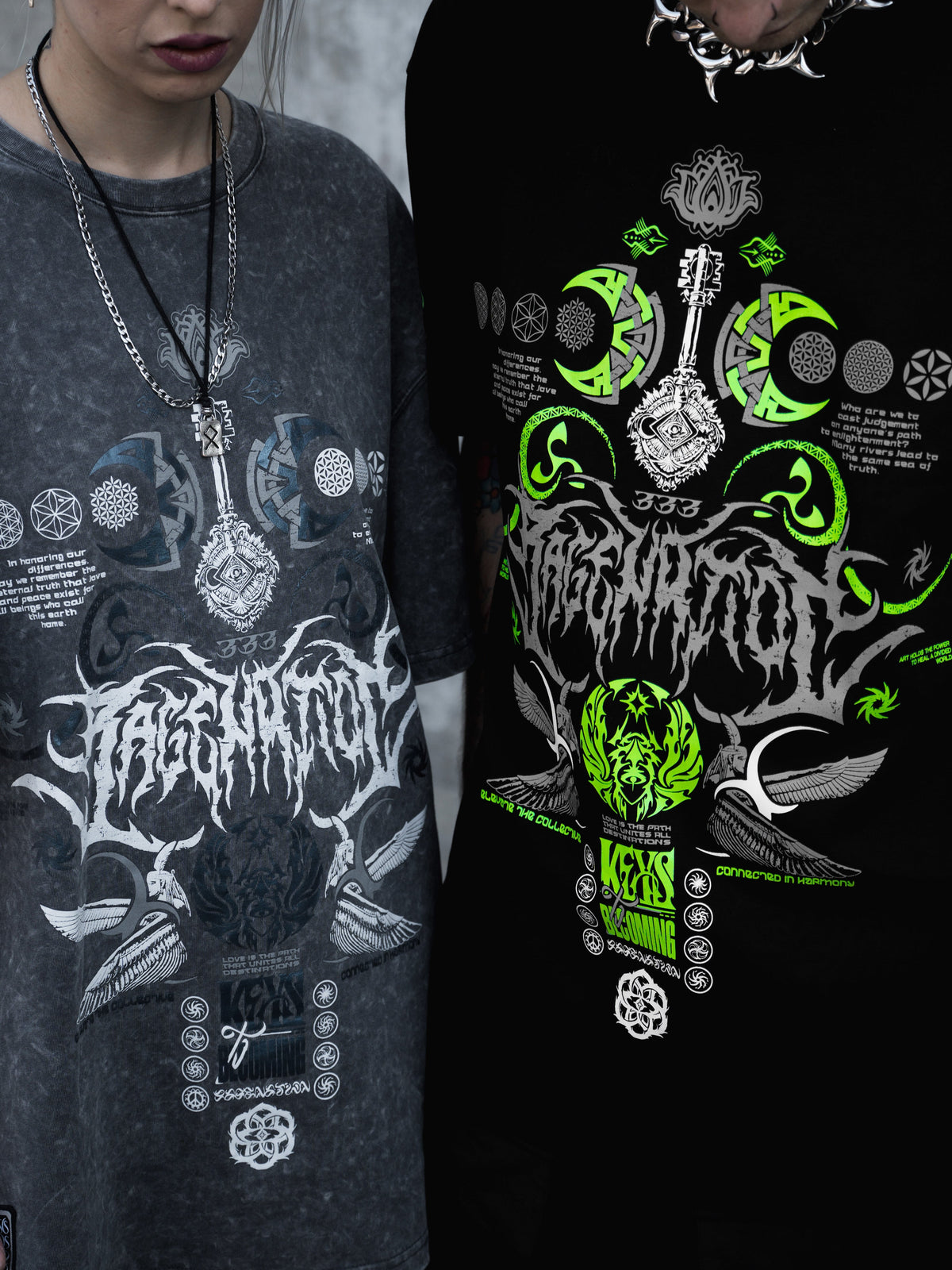 KEYS TO BECOMING ✦ Glow + Reflective Ink ✦ Premium T-shirt T-Shirt 