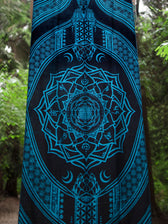 MANTRA • SKY BLUE • Reversible Festival Shawl/Scarf Shawls 