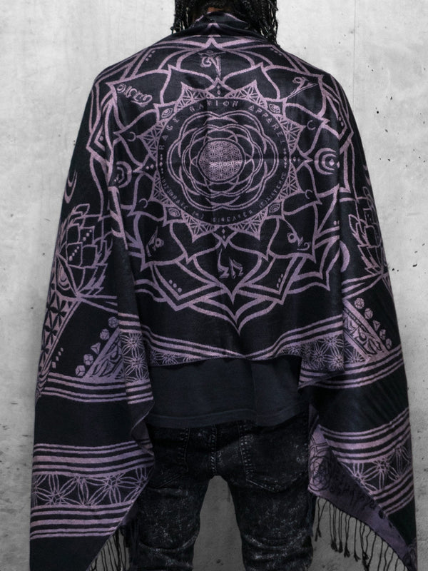 MANTRA • ICE PINK • Reversible Festival Shawl/Scarf Shawls 