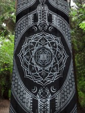 MANTRA • SILVER • Reversible Festival Shawl/Scarf Shawls 