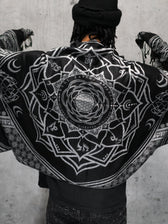 MANTRA • SILVER • Reversible Festival Shawl/Scarf Shawls 