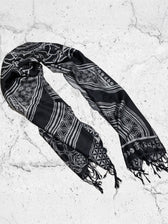 MANTRA • SILVER • Reversible Festival Shawl/Scarf Shawls 
