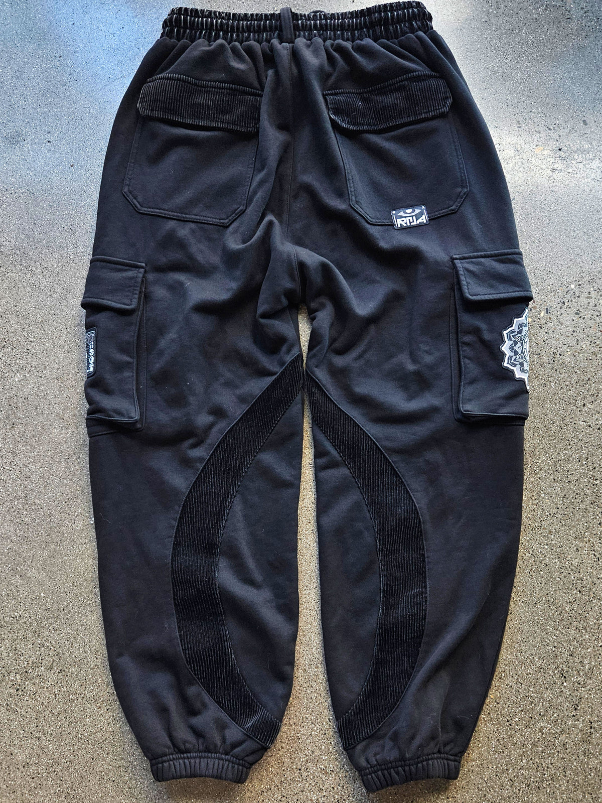 Moksha Flow Joggers Black PROTOTYPE SAMPLES ✦ :: WAREHOUSE LIQUIDATION 