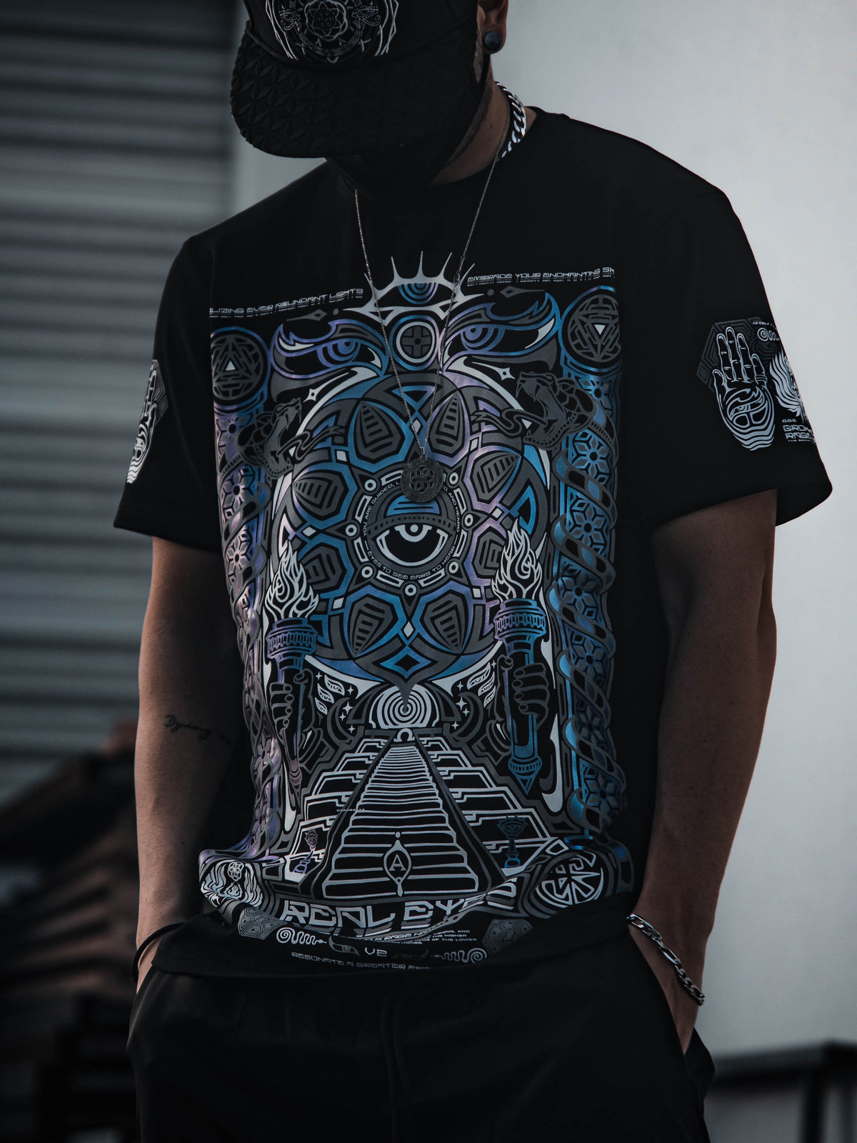 REAL EYES 2.0 ✦ IRIDESCENT INK ✦ Premium T-Shirt T-Shirt 