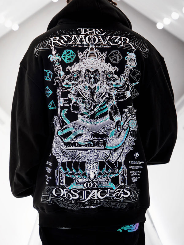 REMOVER OF OBSTACLES ✦ 3-TONE IRIDESCENT FOIL ✦ Premium Hoodie Hoodie 