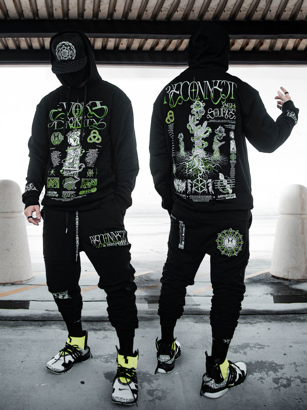 RECONNECT w/ SOURCE V2 ✦ Heavyweight Hoodie w/ hidden pocket Hoodie 