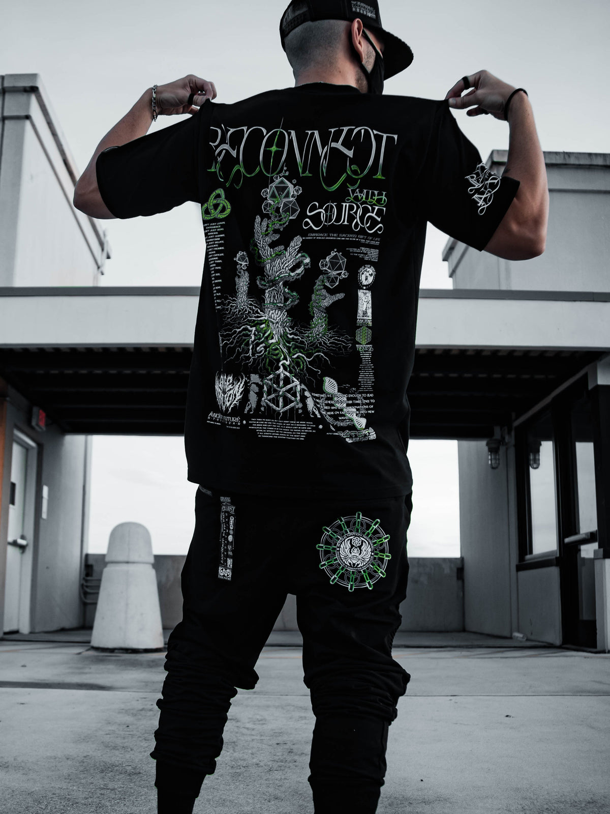 RECONNECT w/ SOURCE V2 ✦ NEON • Premium T-Shirt T-Shirt 