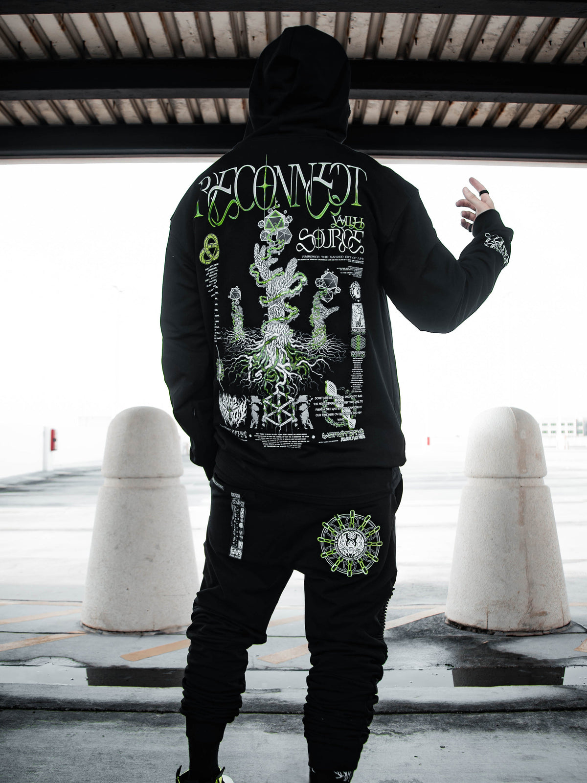 RECONNECT w/ SOURCE V2 ✦ Heavyweight Hoodie w/ hidden pocket Hoodie 